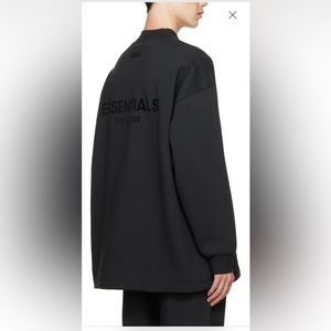 XXSmall Fear Of God Essentials Stretch Limo ( Black ) Crewneck